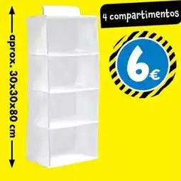 TEDi Organizador suspenso 4 compartimentos promoção