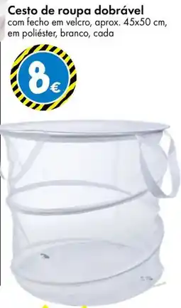 TEDi Cesto de roupa dobráve promoção
