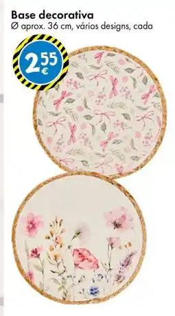 TEDi Base decorativa promoção