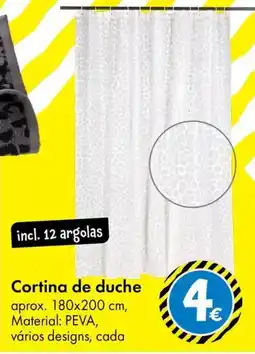 TEDi Cortina de duche promoção
