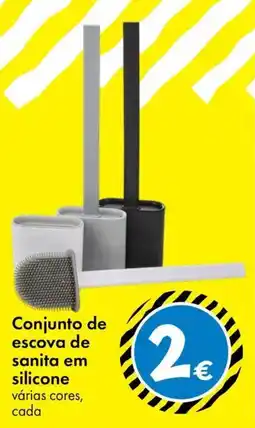 TEDi Conjunto de escova de sanita em silicone promoção