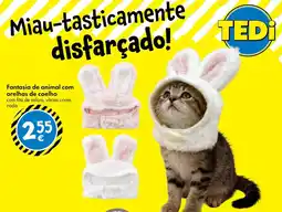 TEDi Fantasia de animal com orelhas de coelho promoção