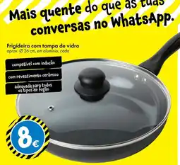 TEDi Frigideira com tampa de vidro promoção