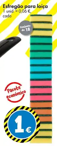 TEDi Esfregão para loiça promoção