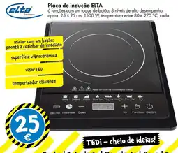 TEDi Placa de indução ELTA promoção