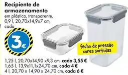 TEDi Recipiente de armazenamento promoção