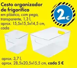 TEDi Cesto organizador de frigorífico promoção