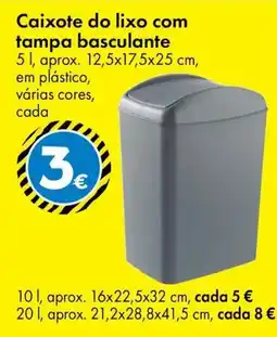 TEDi Caixote do lixo com tampa basculante promoção
