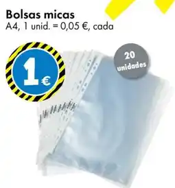 TEDi Bolsas micas A4, promoção