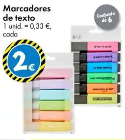 TEDi Marcadores de texto promoção