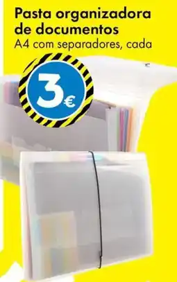 TEDi Pasta organizadora de documentos promoção