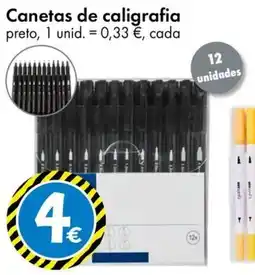 TEDi Canetas de caligrafia promoção