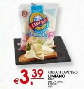 Queijo fatiado limiano