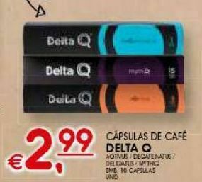 Cápsulas de café delta q