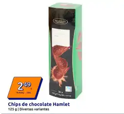 Action Chips de chocolate Hamlet promoção