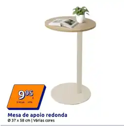 Action Mesa de apoio redonda promoção