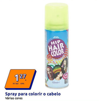 Action Spray para colorir o cabelo promoção