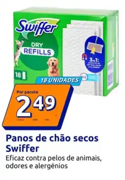 Action Panos de chão secos Swiffer promoção