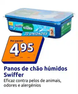 Action Panos de chão húmidos Swiffer promoção