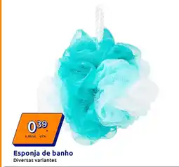 Action Esponja de banho promoção