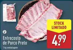 ALDI Entrecosto de Porco Preto promoção