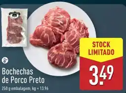 ALDI Bochechas de Porco Preto promoção