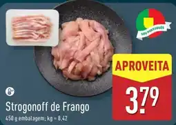 ALDI Strogonoff de Frango promoção