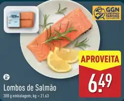 ALDI Lombos de Salmão promoção
