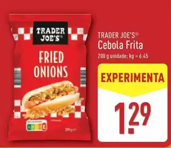 ALDI TRADER JOE'S Cebola Frita promoção