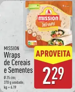 ALDI MISSION Wraps de Cereais e Sementes promoção