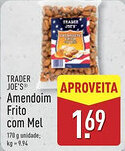 ALDI TRADER JOE'S Amendoim Frito com Mel promoção