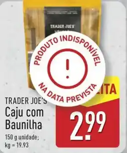 ALDI TRADER JOE'S Caju com Baunilha promoção