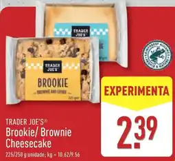 ALDI TRADER JOE'S Brookie/Brownie Cheesecake promoção
