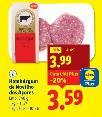 Hambúrguer de Novilho dos Açores