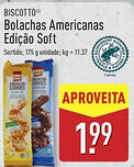ALDI BISCOTTO Bolachas Americanas Edição Soft promoção