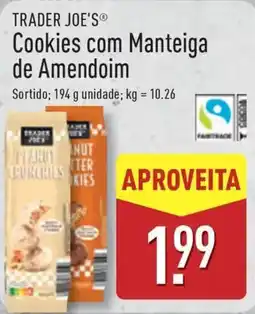 ALDI TRADER JOE'S Cookies com Manteiga de Amendoim promoção