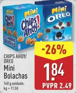 ALDI CHIPS AHOY/ OREO Mini Bolachas promoção