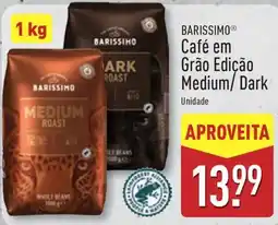 ALDI BARISSIMO Café em Grão Edição Medium/Dark promoção