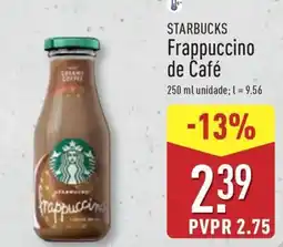 ALDI STARBUCKS Frappuccino de Café promoção