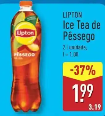 ALDI LIPTON Ice Tea de Pêssego promoção
