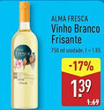ALDI ALMA FRESCA Vinho Branco Frisante promoção