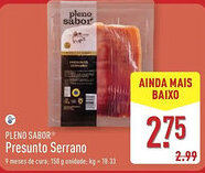 ALDI PLENO SABOR Presunto Serrano promoção