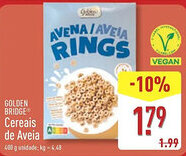 ALDI GOLDEN BRIDGE Cereais de Aveia promoção