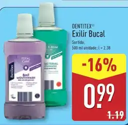ALDI DENTITEX Exilir Bucal promoção
