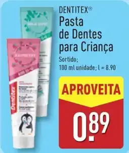 ALDI DENTITEX Pasta de Dentes para Criança promoção