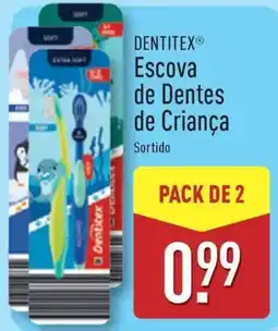 ALDI DENTITEX Escova de Dentes de Criança promoção
