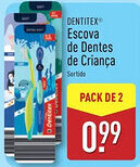 ALDI DENTITEX Escova de Dentes de Criança promoção