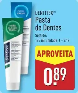 ALDI DENTITEX Pasta de Dentes promoção