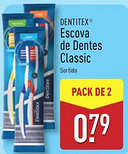 ALDI DENTITEX Escova de Dentes Classic promoção