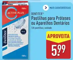 ALDI DENTITEX Pastilhas para Próteses ou Aparelhos Dentários promoção